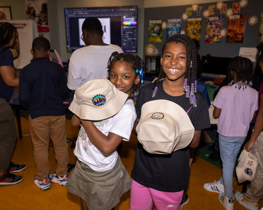 Celebrating Success of the Bucket Hat Customization Workshop at Boys and Girls Club of Boston-Yawkey Club of Roxbury