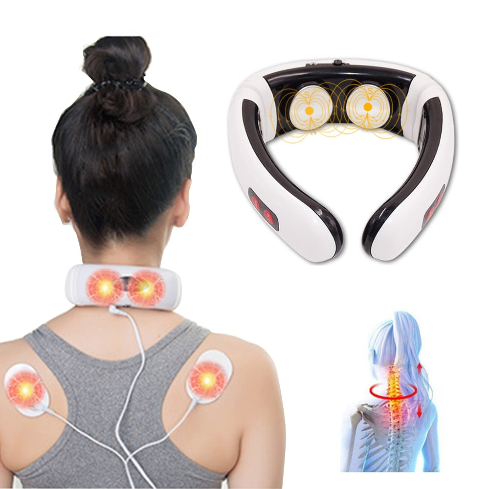 Fridja Heated Neck Massager Electric Plus Massager For Neck And